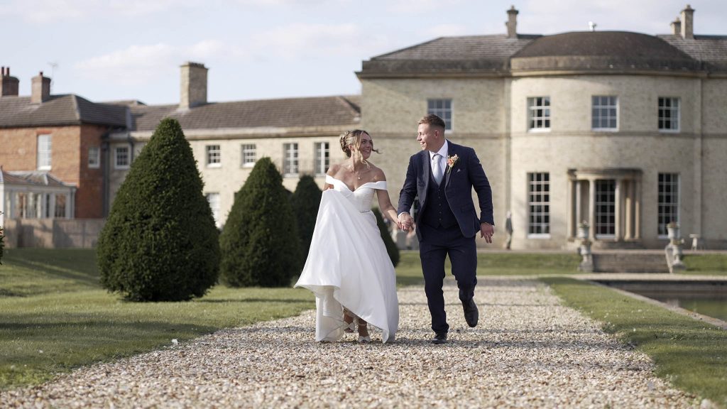 Stubton Couple running by lake